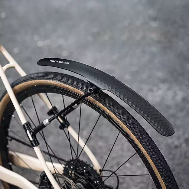 Rockbros 28210007001 bicycle fender, universal, adjustable - black 5