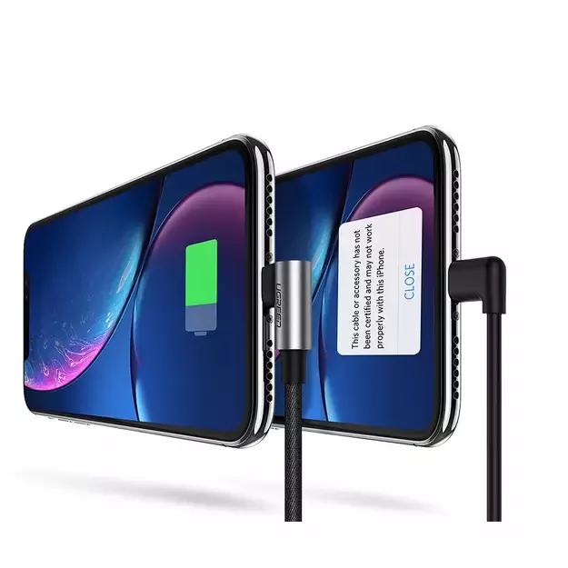 Ugreen US299 60521 angled Lightning / USB-A MFi cable 2.4A 1m - black 5
