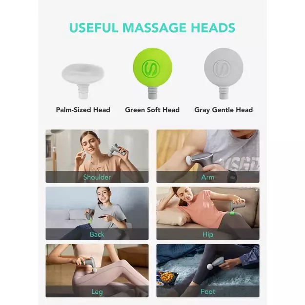 SKG F5-EN massage gun for the whole body - gray 29