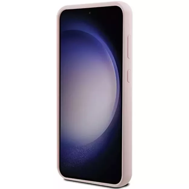 Karl Lagerfeld Silicone Choupette Metal Pin case for Samsung Galaxy S23 FE - pink 11