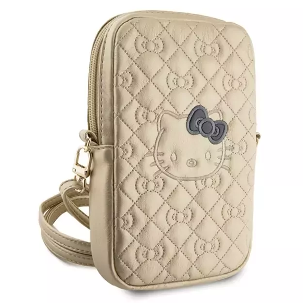 Hello Kitty Quilted Bows Strap bag - gold 6