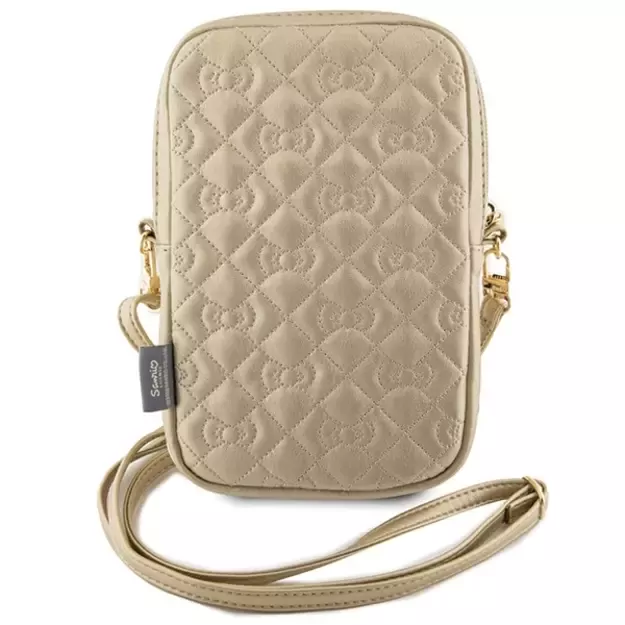 Hello Kitty Quilted Bows Strap bag - gold 7