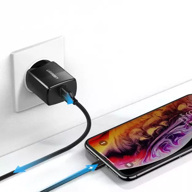 Ugreen USB wall charger 2.1A black (50459) 2