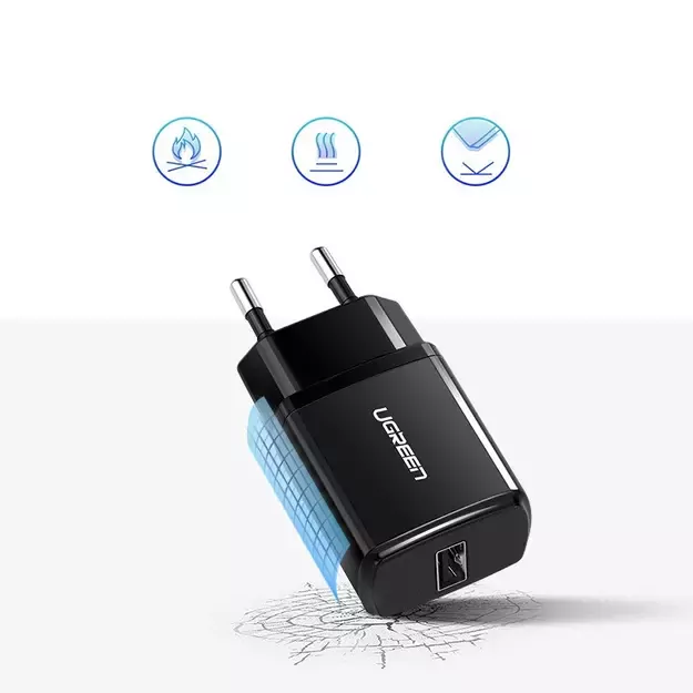 Ugreen USB wall charger 2.1A black (50459) 4