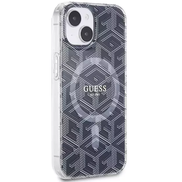Guess IML GCube MagSafe case for iPhone 15 Plus / 14 Plus - black 10