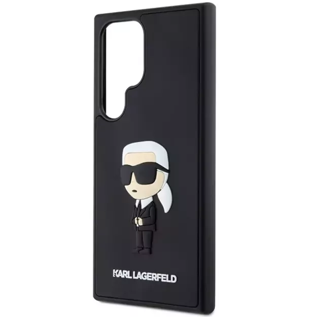 Karl Lagerfeld 3D Rubber Ikonik Case for Samsung Galaxy S24 Ultra - Black 5
