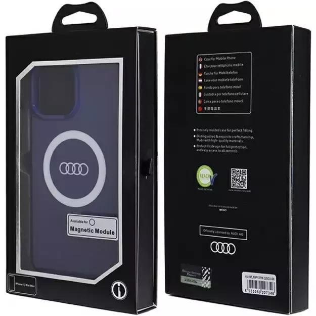 Audi IML Big Logo MagSafe case for iPhone 13 Pro Max - blue 5