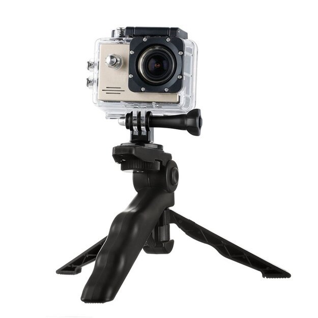 Mount with a mini tripod for GoPro SJCAM action cameras black 6