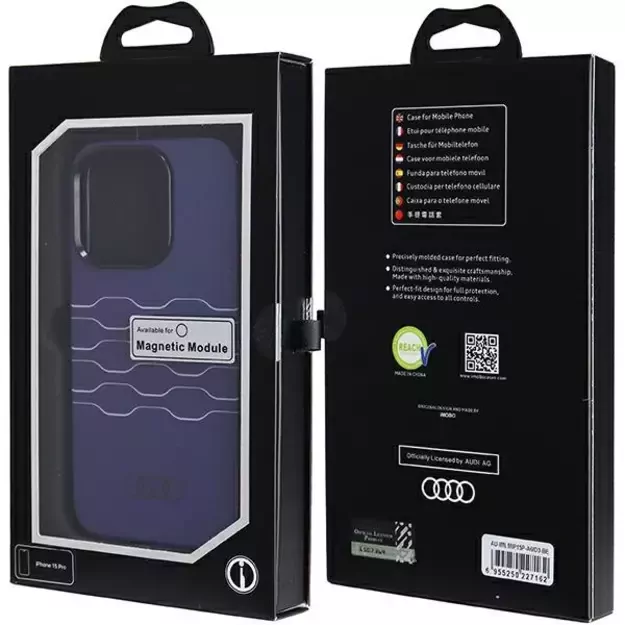Audi IML MagSafe case for iPhone 15 Pro - blue 8