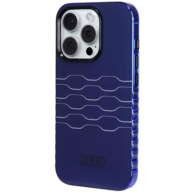 Audi IML MagSafe case for iPhone 15 Pro - blue 3
