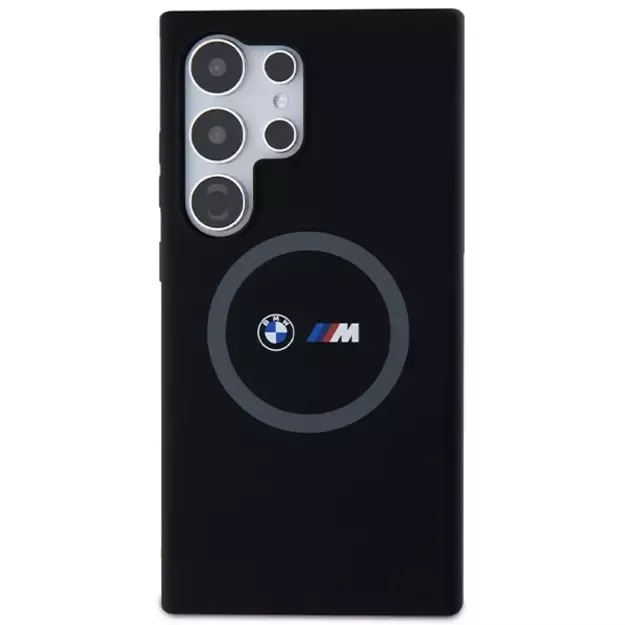 BMW M Silicone Printed Ring MagSafe case for Samsung Galaxy S24 Ultra - black 3