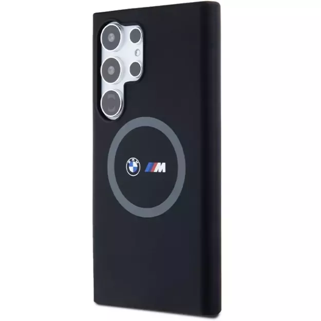 BMW M Silicone Printed Ring MagSafe case for Samsung Galaxy S24 Ultra - black 2