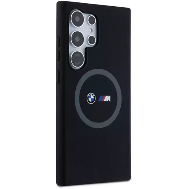 BMW M Silicone Printed Ring MagSafe case for Samsung Galaxy S24 Ultra - black 1