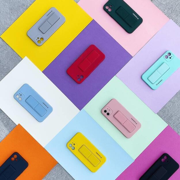 Wozinsky Kickstand Case silicone cover for iPhone 11 Pro Max yellow 10