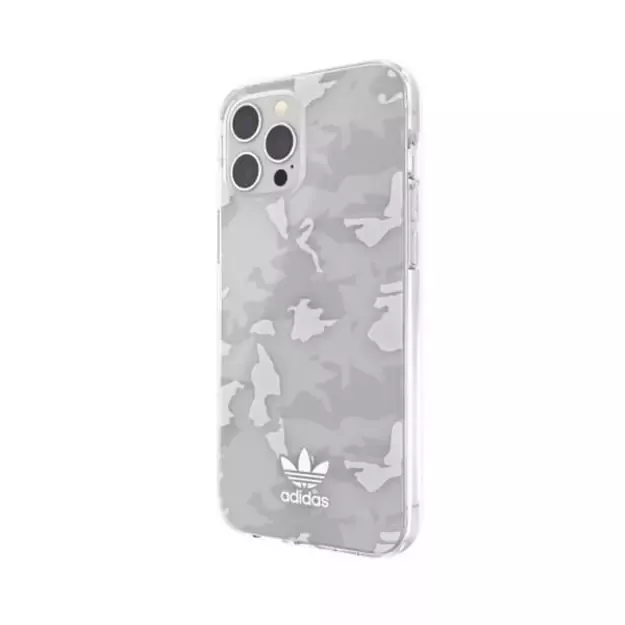 Adidas OR SnapCase Camo iPhone 12 Pro Ma x przezroczysty/biały 43706 10