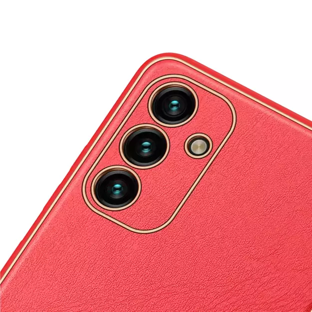 Dux Ducis Yolo elegant cover made of ecological leather for Samsung Galaxy A13 5G red 17