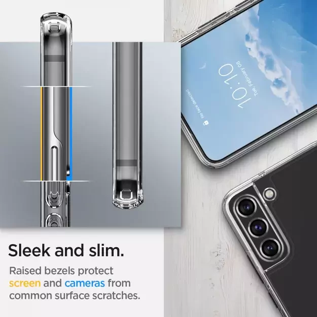Spigen Ultra Hybrid Case for Samsung Galaxy S22 - Clear 21