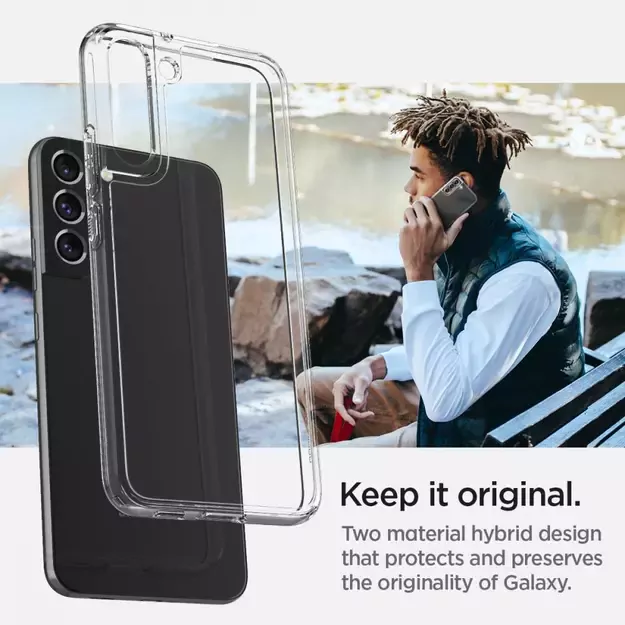 Spigen Ultra Hybrid Case for Samsung Galaxy S22 - Clear 19