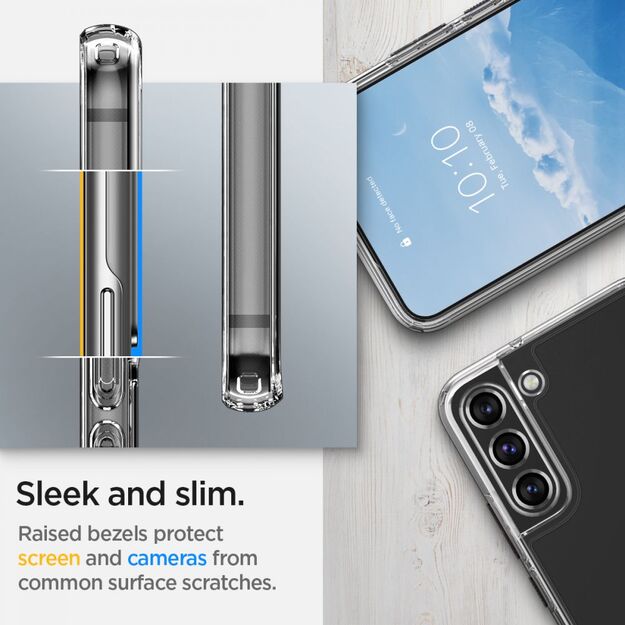 Spigen Ultra Hybrid Case for Samsung Galaxy S22 - Clear 10