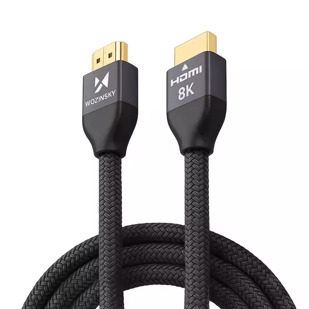 Wozinsky cable HDMI 2.1 8K 60 Hz 48 Gbps / 4K 120 Hz / 2K 144 Hz 3 m silver (WHDMI-30)
