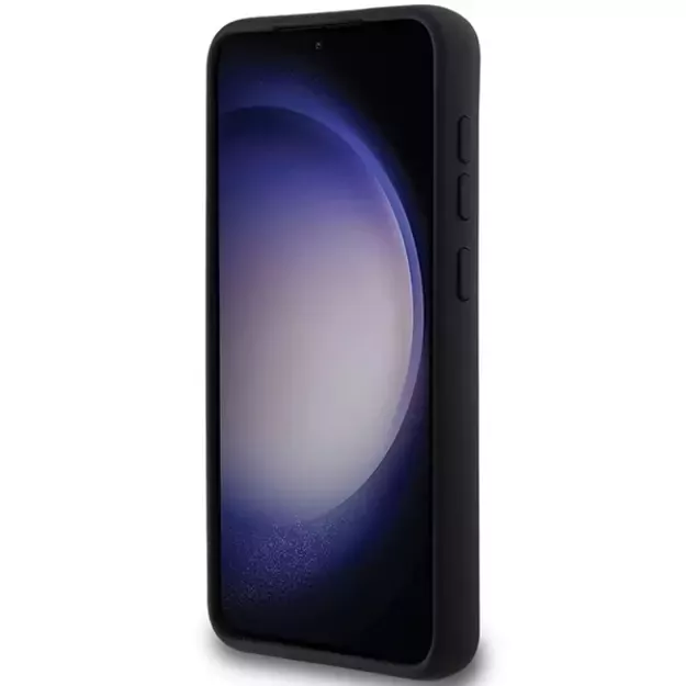 Karl Lagerfeld Silicone Karl&amp Choupette Metal Pin case for Samsung Galaxy S23+ - black 4