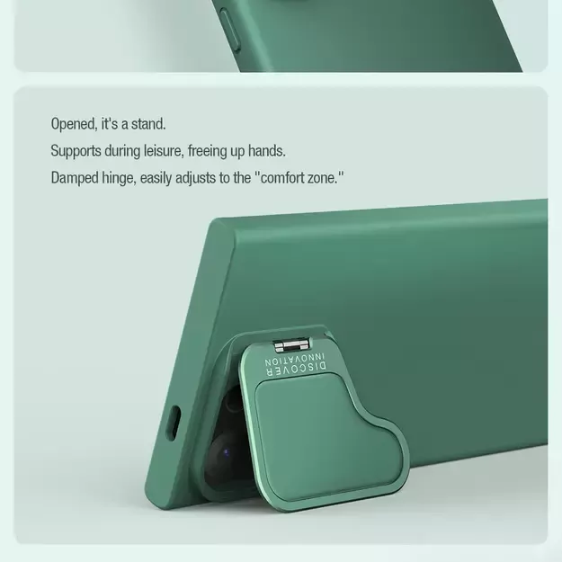Nillkin CamShield Silky Prop Silicone Case for Samsung Galaxy S24 Ultra - black 22