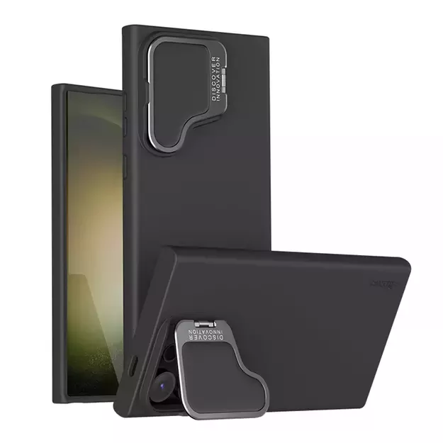 Nillkin CamShield Silky Prop Silicone Case for Samsung Galaxy S24 Ultra - black