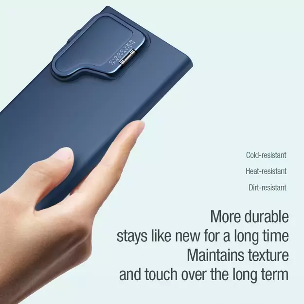 Nillkin CamShield Silky Prop Silicone Case for Samsung Galaxy S24 Ultra - black 25