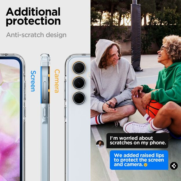 Spigen Ultra Hybrid Case for Samsung Galaxy A35 5G - Transparent 58