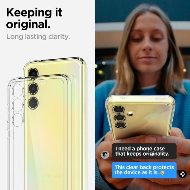Spigen Ultra Hybrid Case for Samsung Galaxy A35 5G - Transparent 55