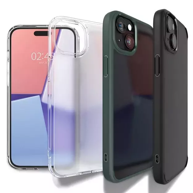 [RETURNED ITEM] Spigen Crystal Hybrid, navy blue - iPhone 15 Plus
