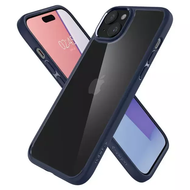 [RETURNED ITEM] Spigen Crystal Hybrid, navy blue - iPhone 15 Plus 9