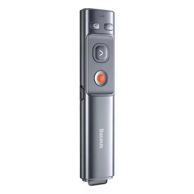 Baseus Orange Dot Wireless Presentation Laser Pointer - Gray (without batteries) 1