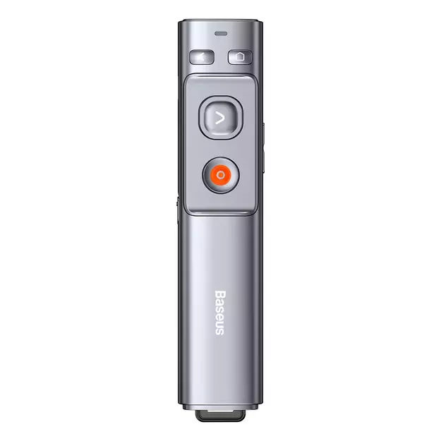 Baseus Orange Dot Wireless Presentation Laser Pointer - Gray (without batteries) 2