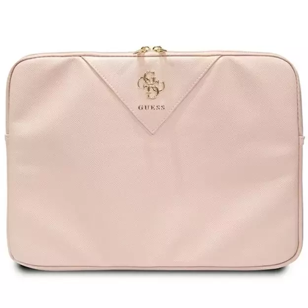 Guess Triangle 4G cover for a 14&quot  laptop - pink