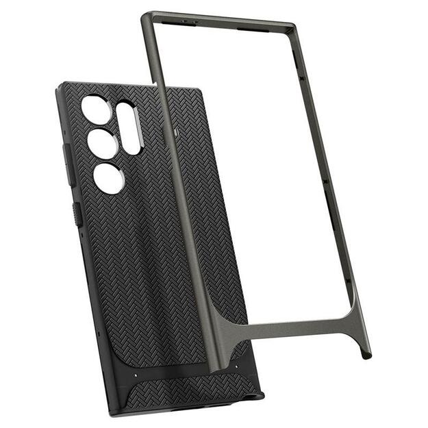 Spigen Neo Hybrid Case for Samsung Galaxy S24 Ultra - Metallic Gray 9