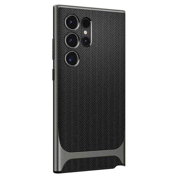 Spigen Neo Hybrid Case for Samsung Galaxy S24 Ultra - Metallic Gray 13