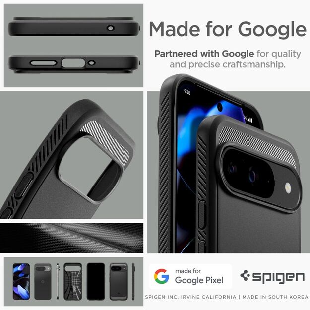 Spigen Rugged Armor Case for Google Pixel 9 / 9 Pro - Black 15