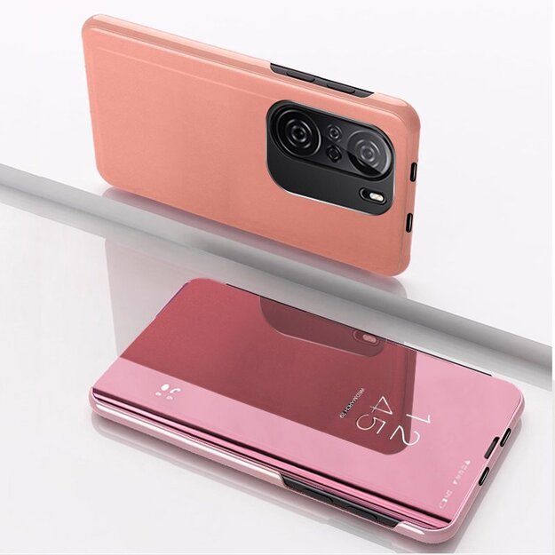 Clear View Case cover for Xiaomi Redmi K40 Pro+ / K40 Pro / K40 / Poco F3 pink 9
