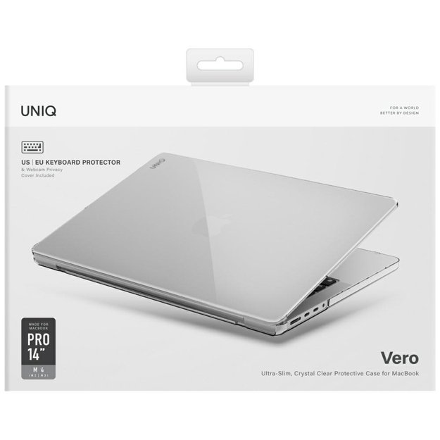 Uniq Vero Case for MacBook Pro 14&quot  M1-M4 (2021-2024) - Transparent 8