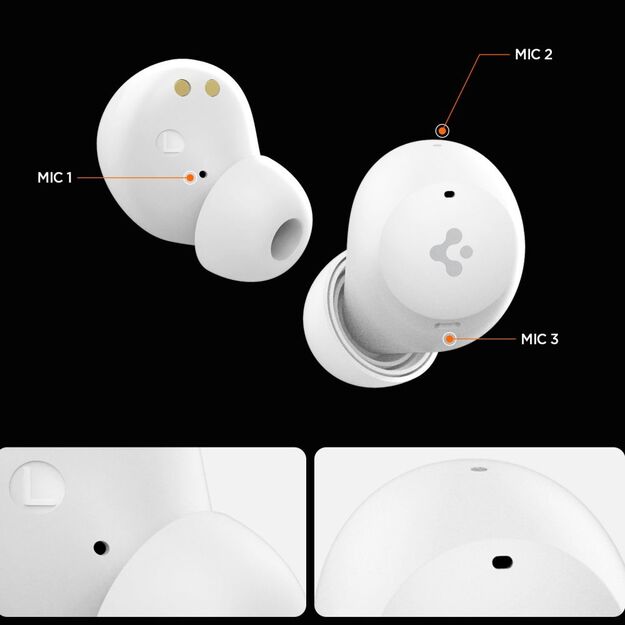 Spigen SA2401 ANC Pro Wireless Headphones - White 5