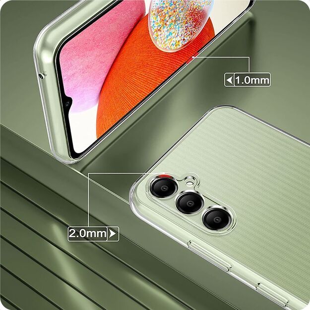 Tech-Protect FlexAir Case for Samsung Galaxy A17 4G / 5G - Transparent 2
