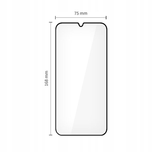 Tech-Protect Glass Fit+ 2-pack tempered glass for Xiaomi Poco M7 - black 1