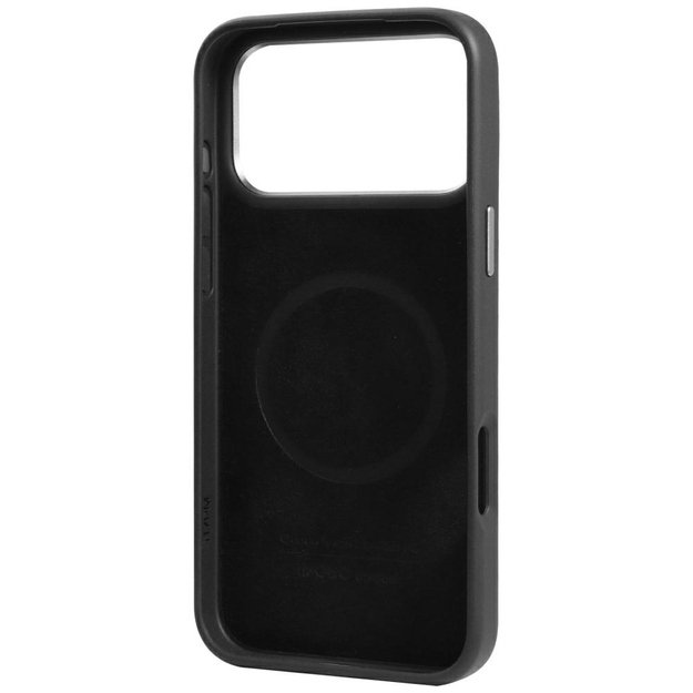 Audi R8 Genuine Leather MagSafe Case for iPhone 17 Pro Max - Black and Red 8