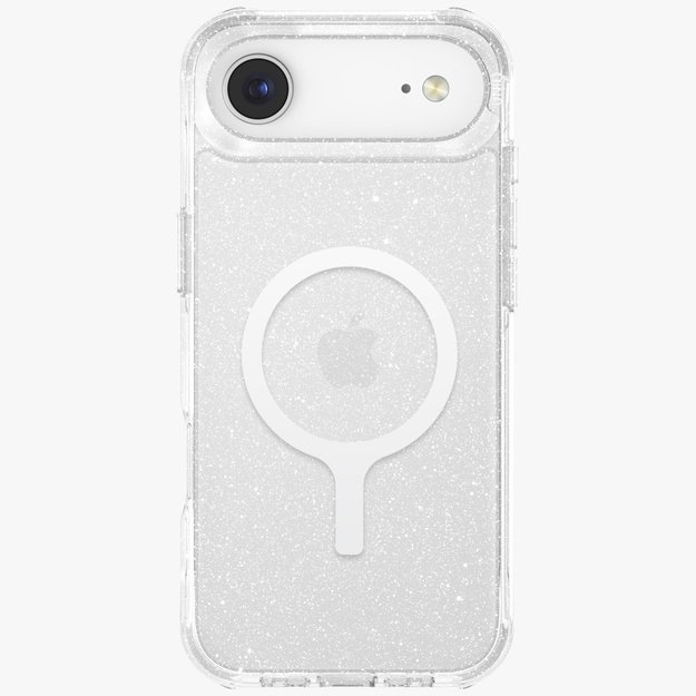 Uniq LifePro Xtreme Magclick Charging Case for iPhone 17 Air - Transparent-Glitter 1
