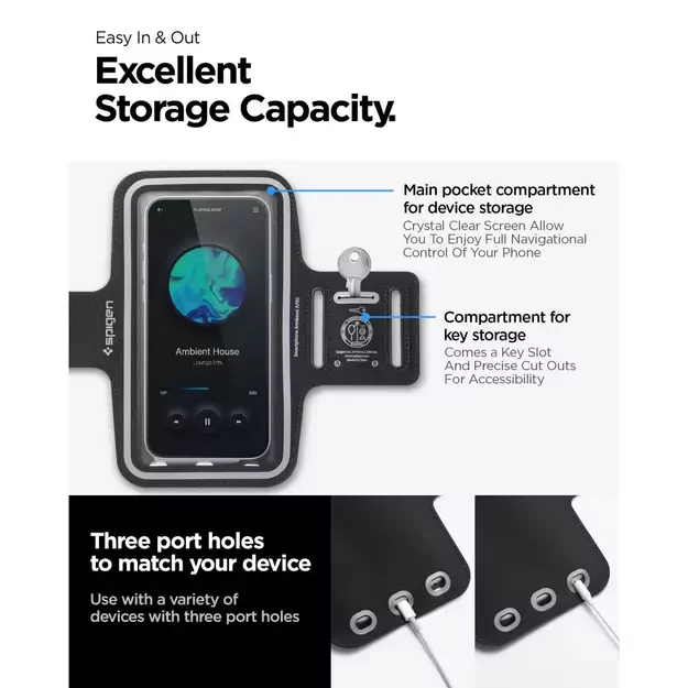 Spigen A703 sports armband 6.9&#39 &#39  - black 5