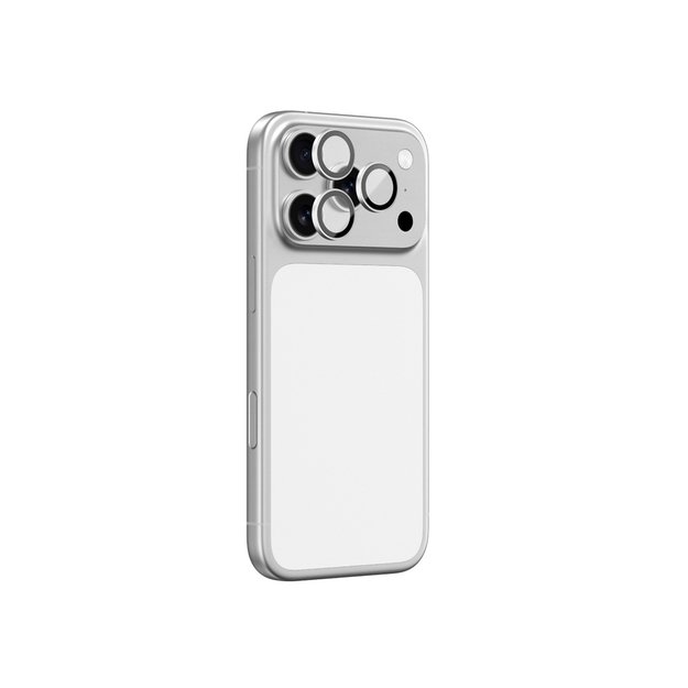 AmazingThing Sapphire Camera Glass for iPhone 17 Pro / Pro Max - with Silver Frame 1