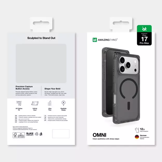 AmazingThing Omni Case for iPhone 17 Pro Max Compatible with MagSafe - Black 7