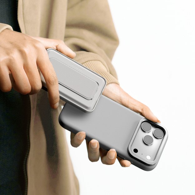 AmazingThing Glamour iPhone 17 Pro Max Case with Stand - Gray 6