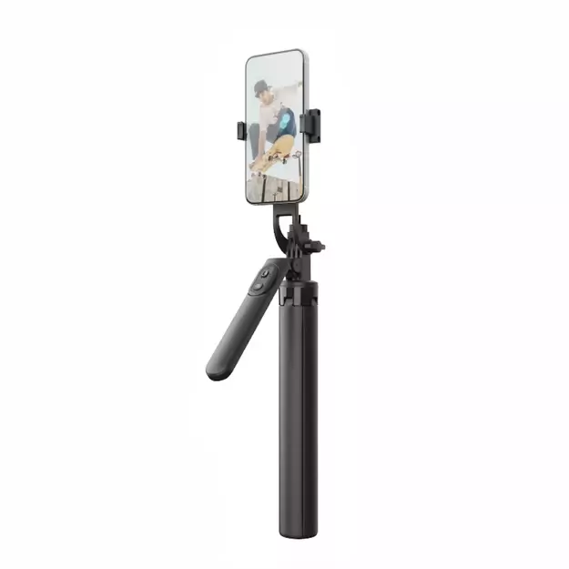 Selfie stick WH181-Y1S 1.75m aluminum alloy telescopic tripod with phone holder - black 1